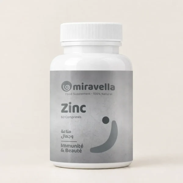 Zinc 60 comprimés Miravella