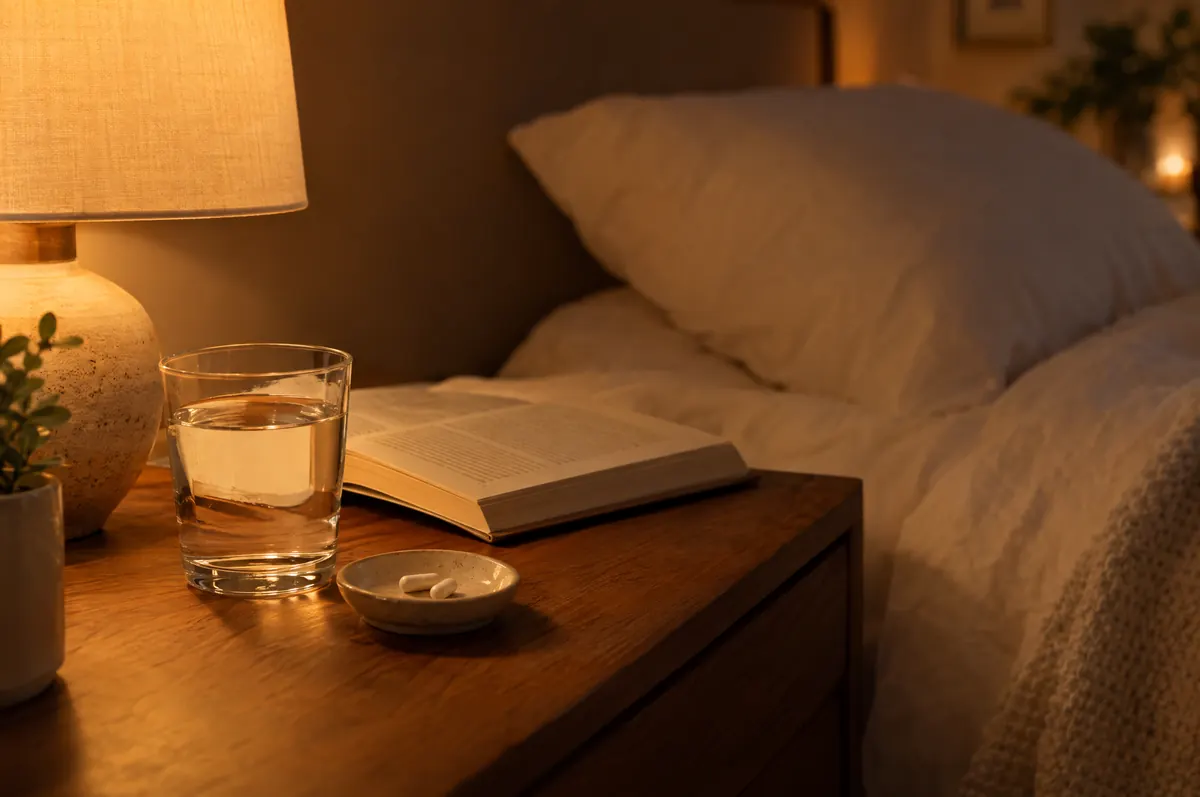 Quel magnésium choisir pour le sommeil : gélules à prendre le soir avec un verre d'eau