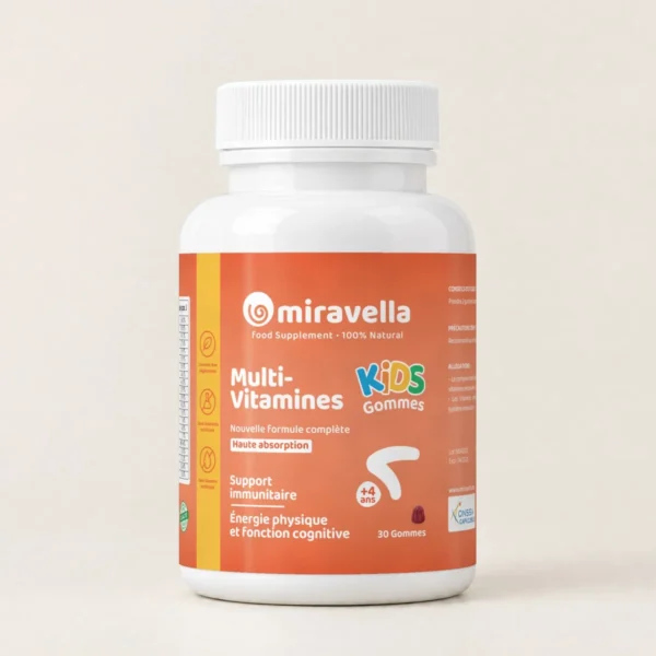 Multi-Vitamines Kids 30 gommes Miravella