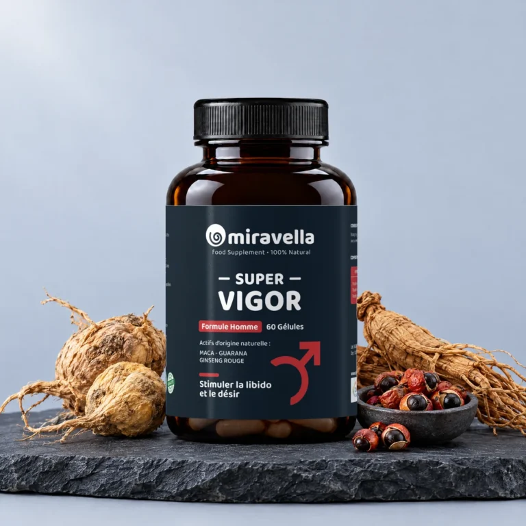 Super Vigor 60 gélules Miravella – mise en scène