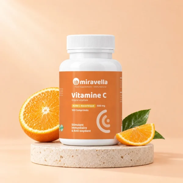 Vitamine C 100 comprimés Miravella – mise en scène